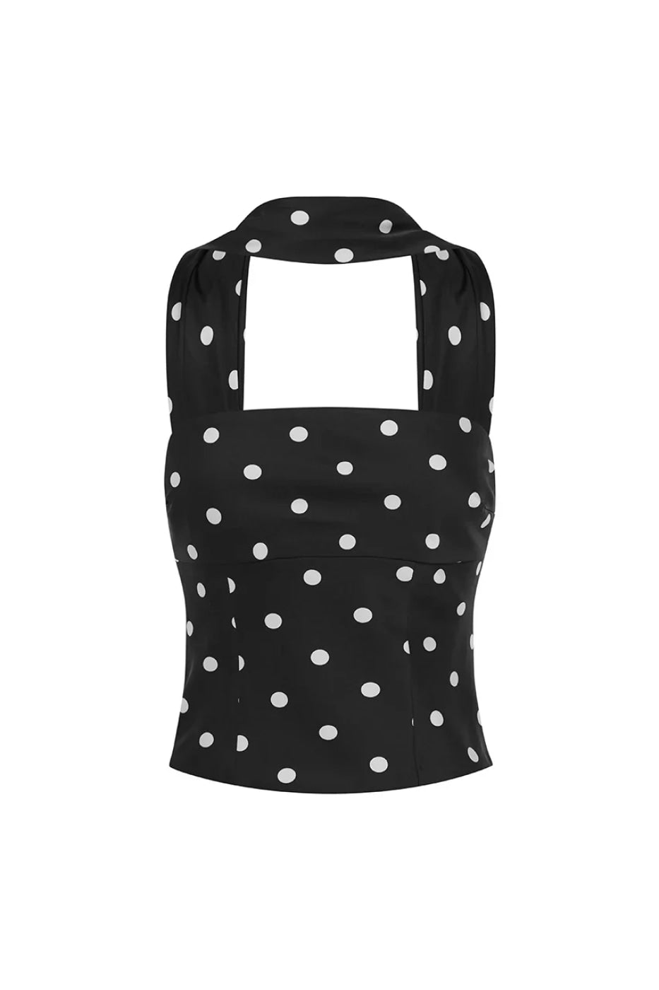 Runaway The Label Blaine Black Polka Dot Top & Maxi Skirt