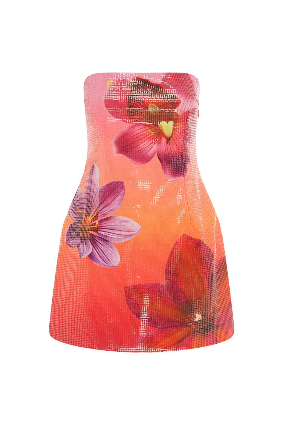 Runaway The Label Ibiza Cosmo Ombre Pink Sequin Mini Dress