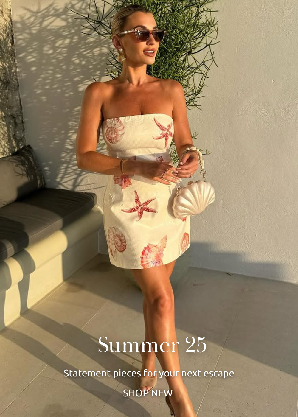 Billie Shepherd in Ibiza Shell Dress