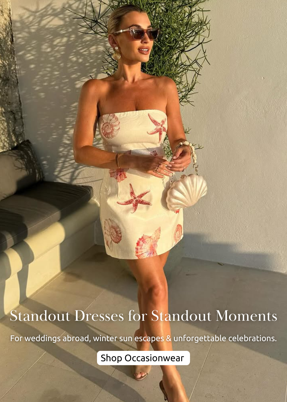 Billie Shepherd in Ibiza Shell Dress