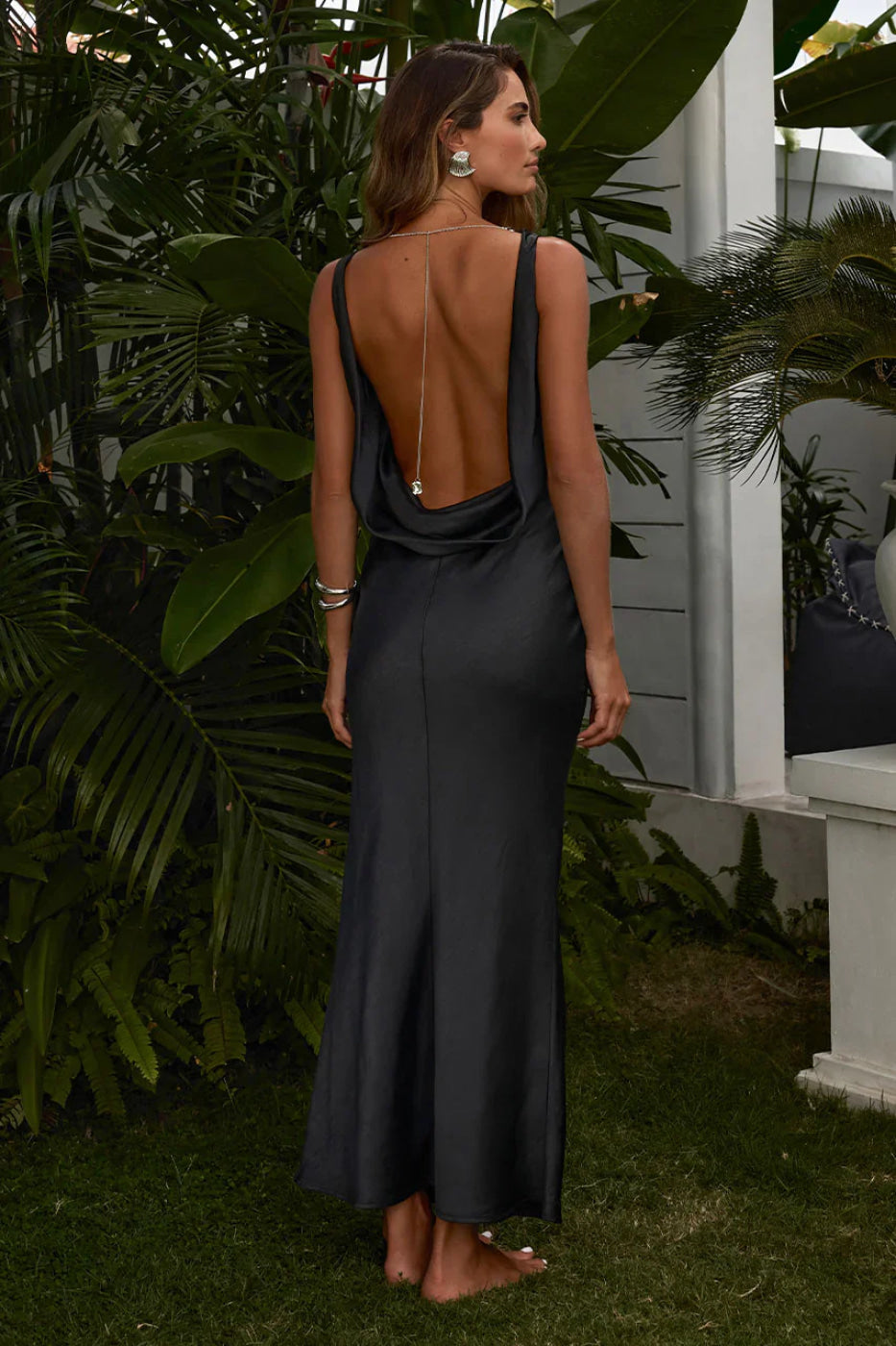 Runaway The Label Manon Black Maxi Dress