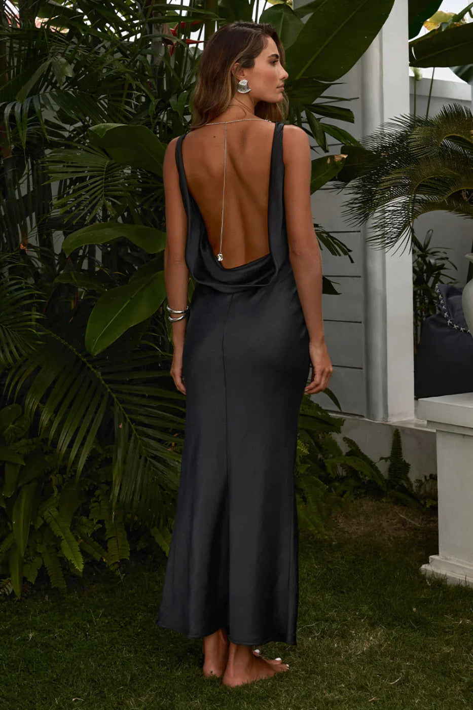 Runaway The Label Manon Black Maxi Dress