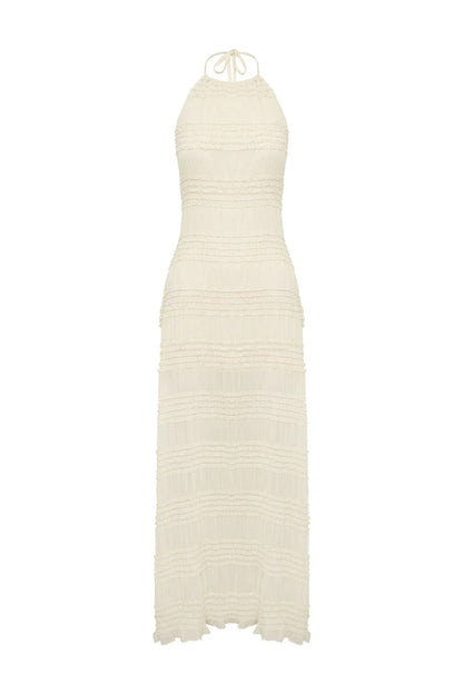 Runaway The Label Ralita Cream Maxi Dress (Pre-Order)