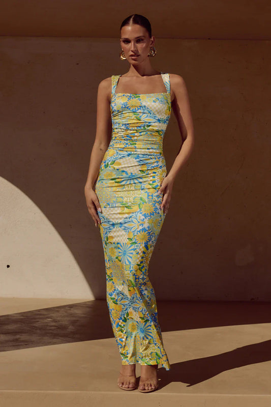 Runaway The Label Vivian Lemon Anacapri Maxi Dress